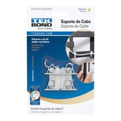 TB ORG./GANCHOS ADH BLANCO ORG CABLES P X4U