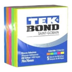 TB BLOCKS ANOT/ MARCADOR 5 COLORES SLEEVE 76X76 5X90HOJAS