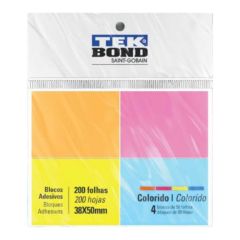 TB BLOCKS ANOT/ MARCADOR 4 COLORES BLI 38X50 4X50HOJ