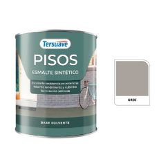 TERSUAVE ESM. SINT. PISOS SEMIMATE GRIS X 1 LT