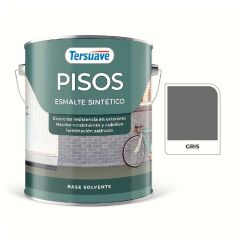 TERSUAVE ESM. SINT. PISOS SEMIMATE GRIS X 4 LT