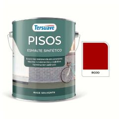 TERSUAVE ESM. SINT. PISOS SEMIMATE ROJO X 4 LT