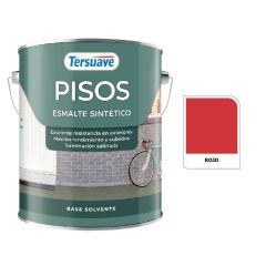 TERSUAVE ESM. SINT. PISOS SEMIMATE ROJO X 4 LT