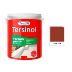 TERSUAVE TERSINOL TECHO MEMB EN PASTA ROJO TEJA X 4 KG