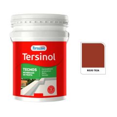 TERSUAVE TERSINOL TECHO MEMB EN PASTA ROJO TEJA X 20 KG