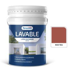 TERSUAVE LAVABLE REV. ACRILICO EXT MATE ROJO TEJA X 20 LT