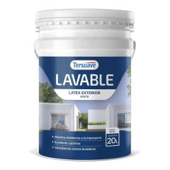 TERSUAVE LAVABLE REV. ACRILICO EXT MATE NEGRO EBANO X 20 LT