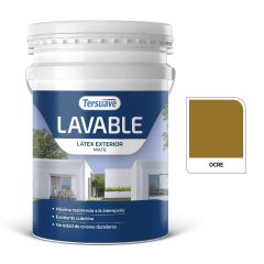 TERSUAVE LAVABLE REV. ACRILICO EXT MATE OCRE X 20 LT