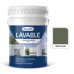 TERSUAVE LAVABLE REV. ACRILICO EXT MATE VERDE SAFARI X 20 LT