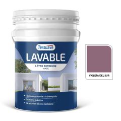 TERSUAVE LAVABLE REV. ACRIL EXT MATE VIOLETA DEL SUR X 20LT
