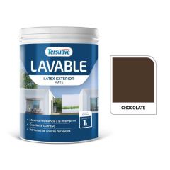 TERSUAVE LAVABLE REV. ACRIL EXT MATE MARRON CHOCOLATE X 1LT