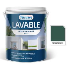 TERSUAVE LAVABLE REV. ACRILICO EXT MATE VERDE FORESTA X 4 LT