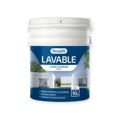 TERSUAVE LAVABLE REV. ACRILICO EXT MATE BLANCO X 10 LT