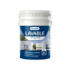 TERSUAVE LAVABLE REV. ACRILICO EXT MATE BLANCO X 20 LT