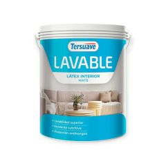 TERSUAVE LAVABLE REV. INT BLANCO MATE X 4 LT