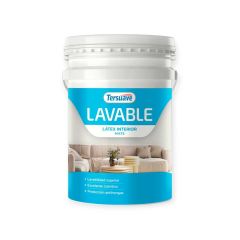 TERSUAVE LAVABLE REV. INT BLANCO MATE X 20 LT