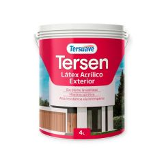 TERSUAVE TERSEN LATEX EXTERIOR MATE BLANCO X 4 LT