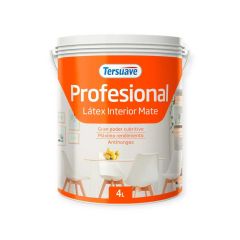 TERSUAVE PROFESIONAL LATEX ACRILICO INT MATE BLANCO X 4 LT
