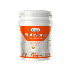 TERSUAVE PROFESIONAL LATEX ACRILICO INT MATE BLANCO X 20 LT