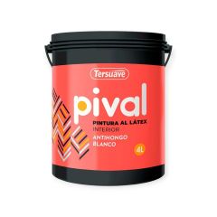 TERSUAVE PIVAL LATEX ACRILICO INT MATE BLANCO X 4 LT