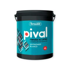 TERSUAVE PIVAL LATEX EXT-INT MATE BLANCO X 4 LT