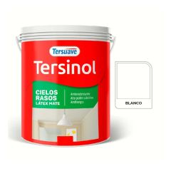 TERSUAVE TERSINOL LATEX CIELORRASO MATE BLANCO X 4 LT