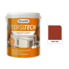 TERSUAVE TERSITECH IMPER T/MUROS ROJO TEJA X 4 KG