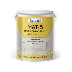 TERSUAVE MAT 5 MASILLA ACRILICA ELASTOMERICA BLANCO X 5 KG