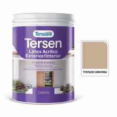 TERSUAVE TERSEN LATEX EXT-INT MATE TOSTADO ARMONIA X 1 LT