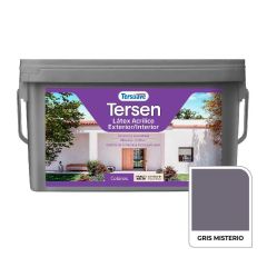TERSUAVE TERSEN LATEX EXT-INT MATE GRIS MISTERIO X 4 LT