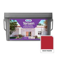 TERSUAVE TERSEN LATEX EXT-INT MATE ROJO PASION X 4 LT