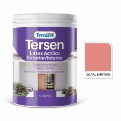 TERSUAVE TERSEN LATEX EXT-INT MATE CORAL EMOTIVO X 1 LT