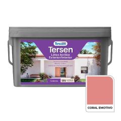 TERSUAVE TERSEN LATEX EXT-INT MATE CORAL EMOTIVO X 4 LT
