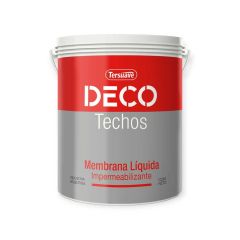 TERSUAVE DECO TECHOS MEMBRANA LIQUIDA MATE ROJO TEJA X 10 KG