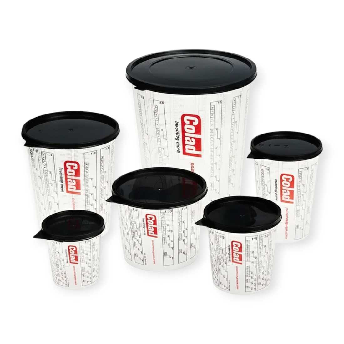 COLAD VASOS DE MEZCLA DE 350CC GRADUADOS