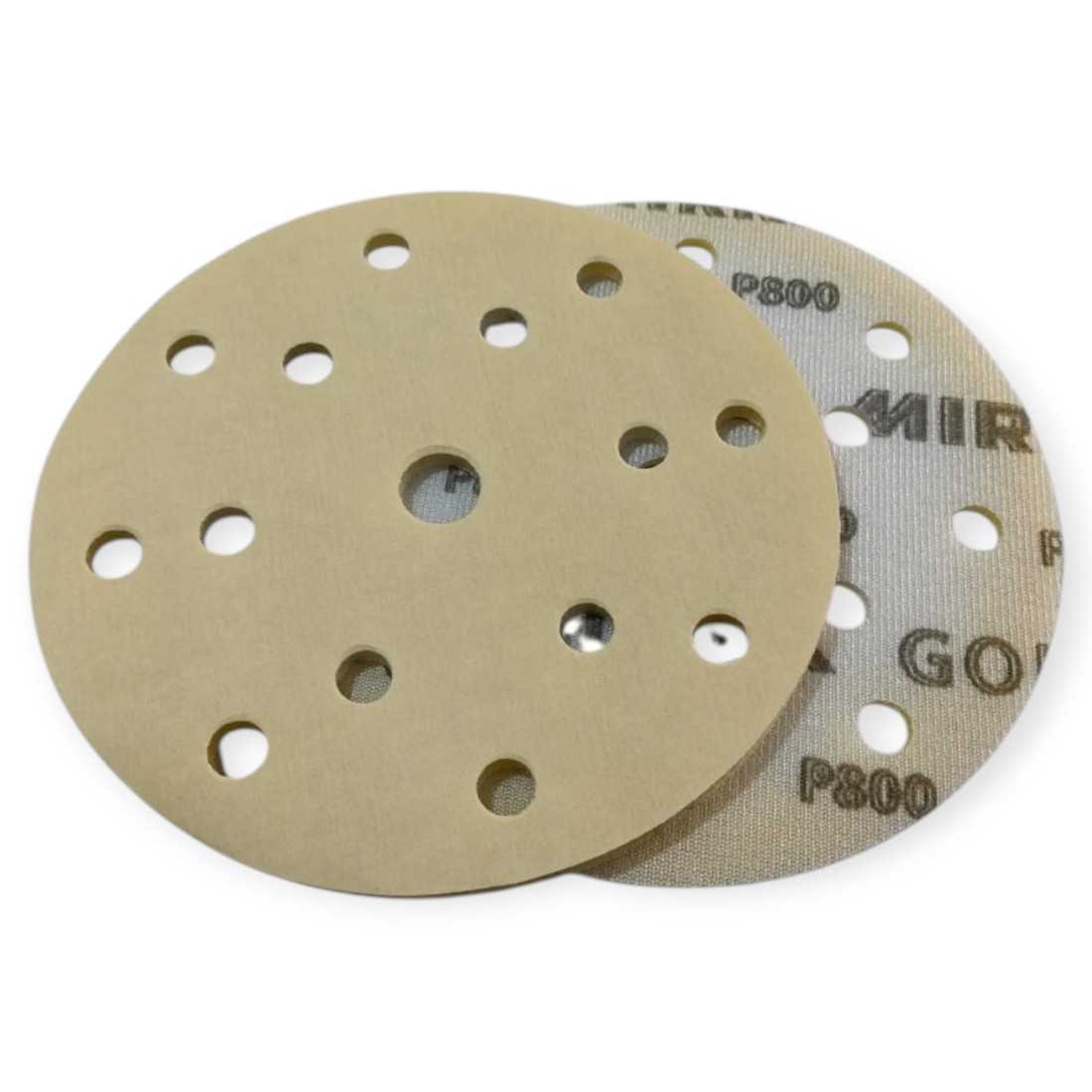 MIRKA DISCO GOLD SOFT 15 AGUJEROS ROTO-ORBITAL #800