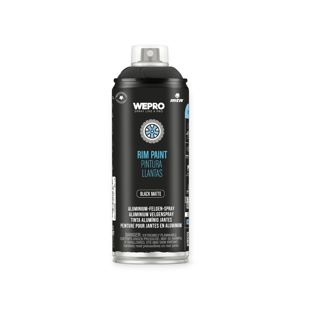 MTN PRO NEGRO MATE LLANTAS