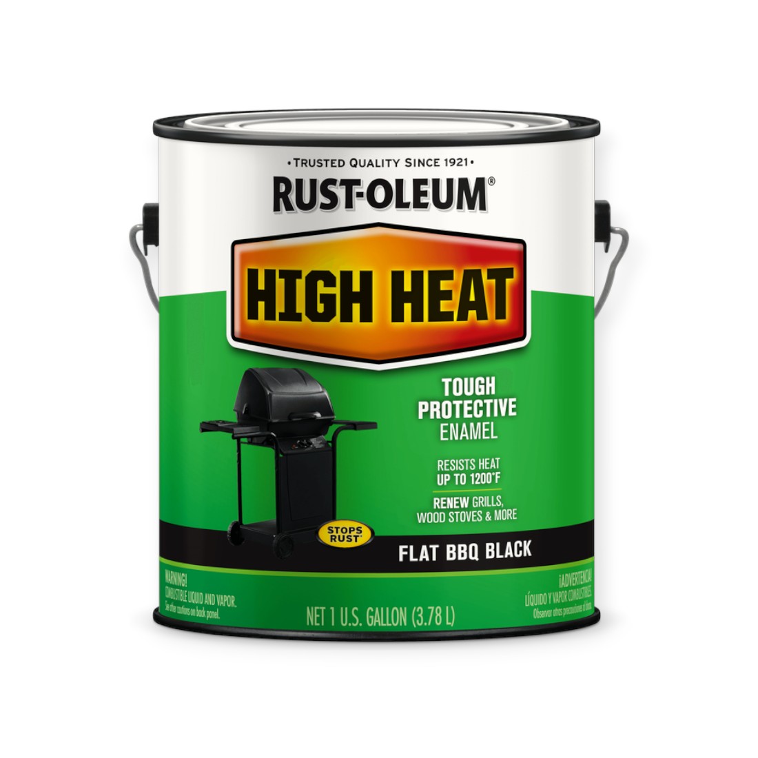 RUSTOLEUM ALTA TEMPERATURA NEGRO MATE - 3,785