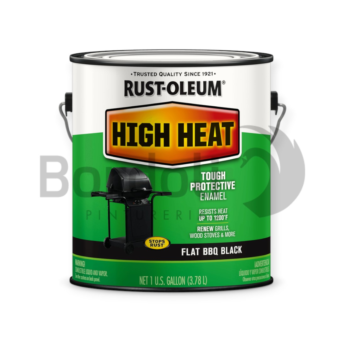 RUSTOLEUM ALTA TEMPERATURA NEGRO MATE - 3,785
