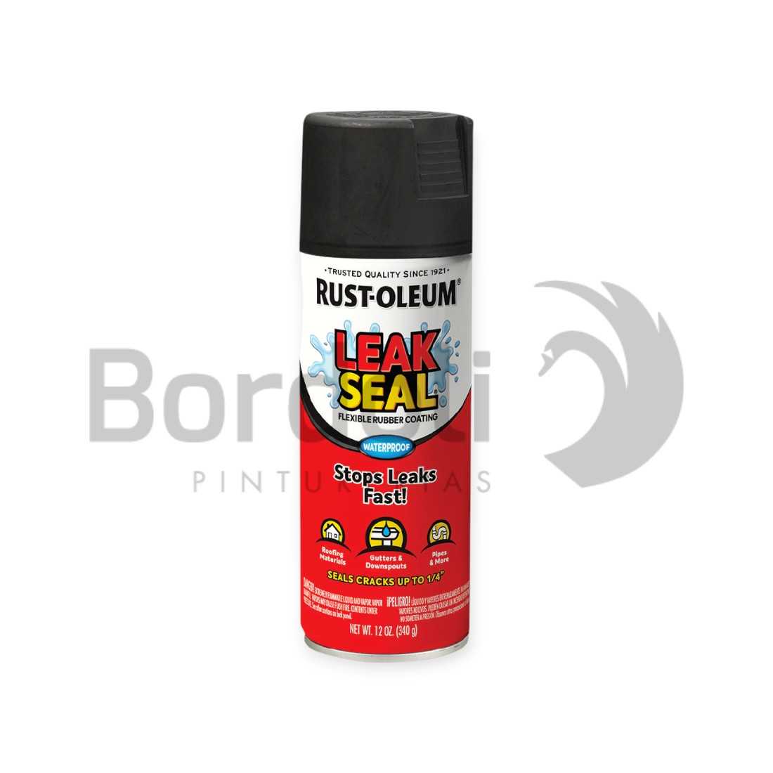 RUSTOLEUM AERO SELLADOR IMPER. LEAK SEAL NEGRO