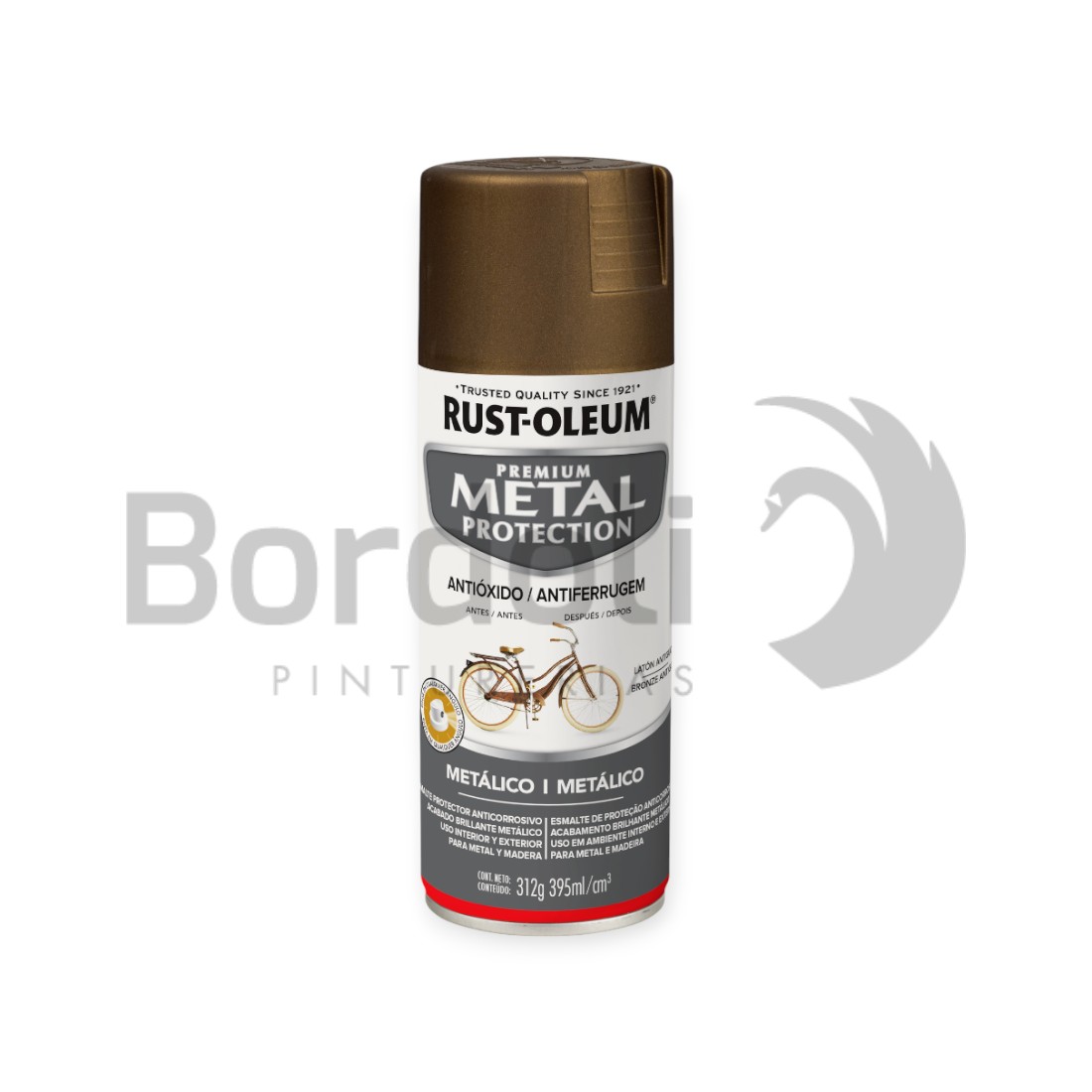 RUSTOLEUM METALICO LATON ANTIGUO 312G