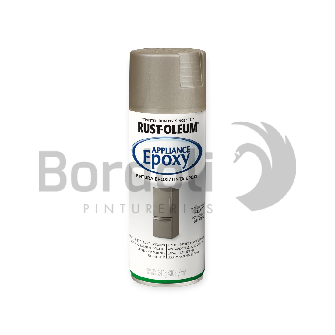 RUSTOLEUM EPOXI ACERO INOXIDABLE GRIS 340G