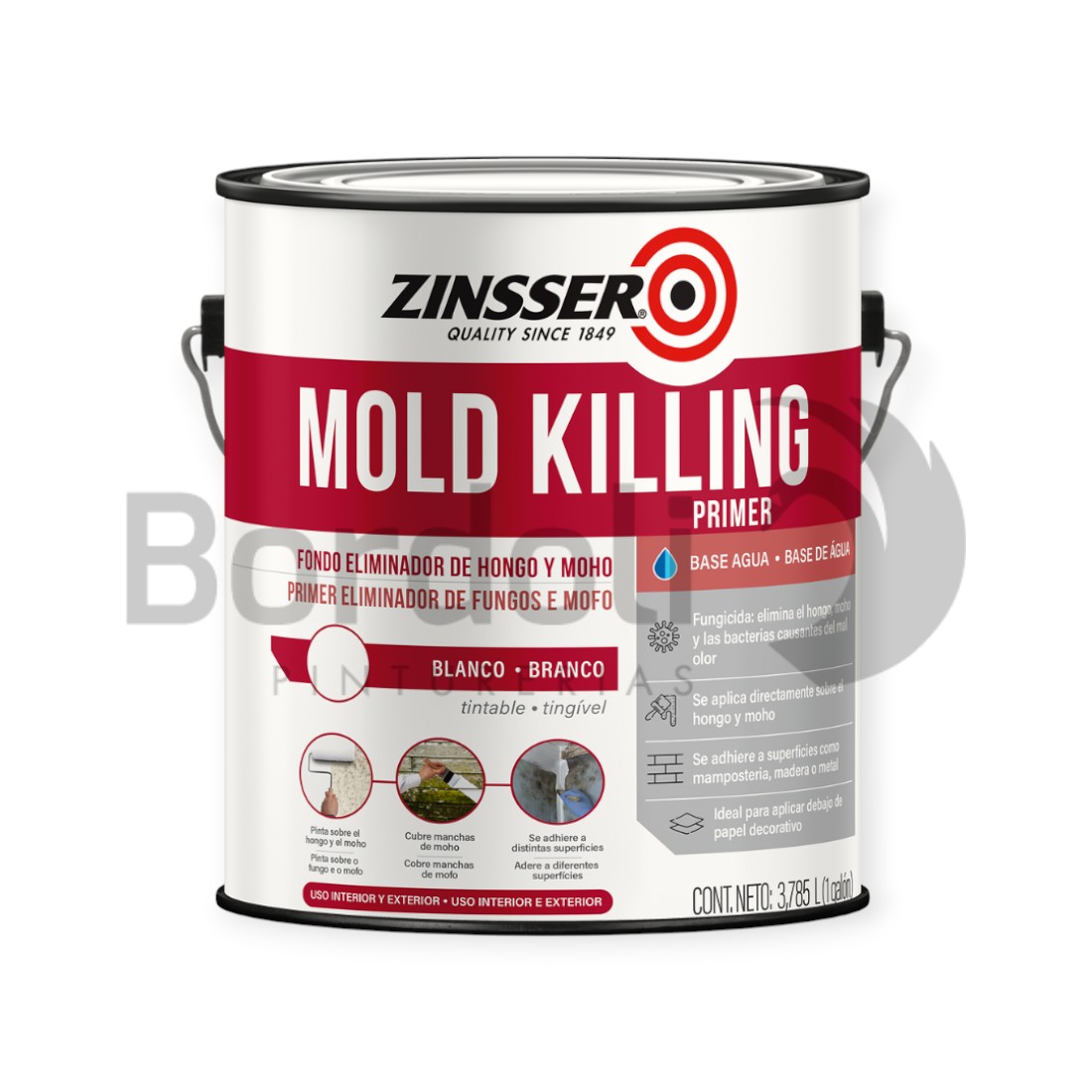 ZINSSER MOLD KILLING PRIMER 3,785L