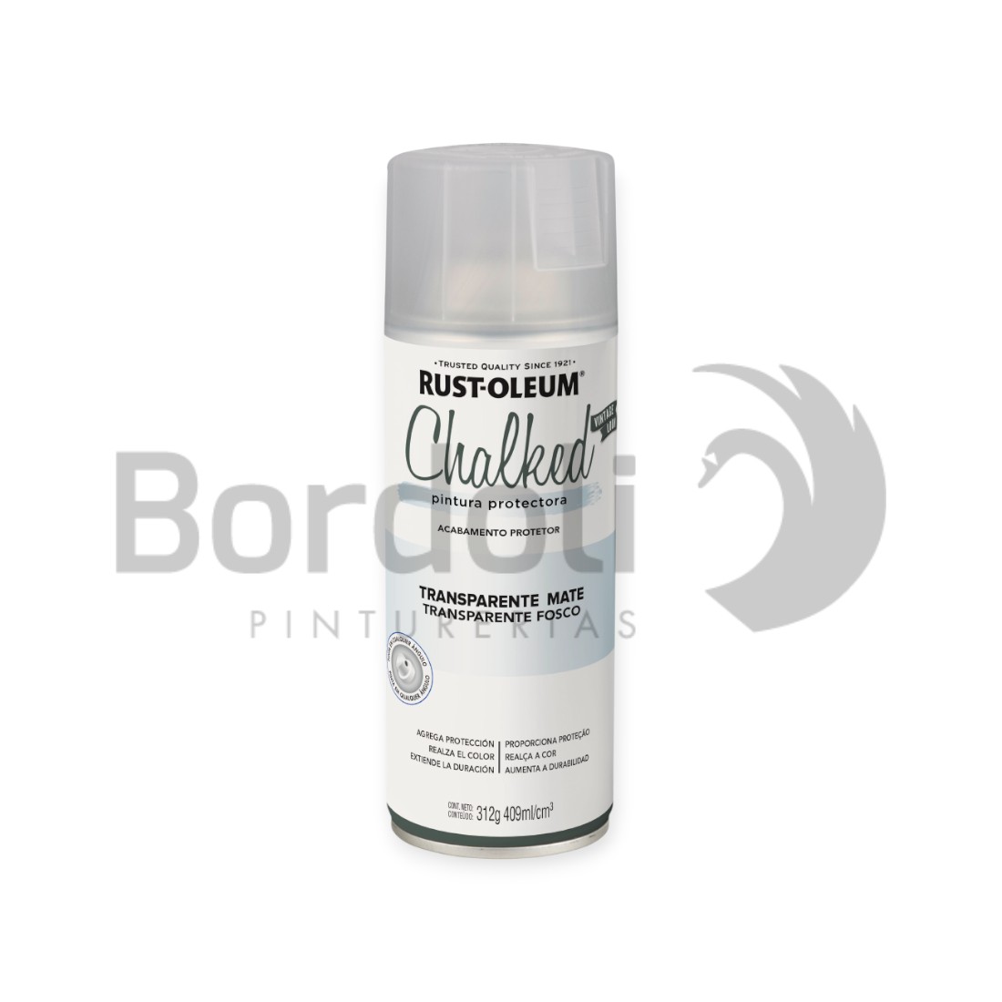 RUSTOLEUM AEROSOL TRANSPARENTE MATE 340G