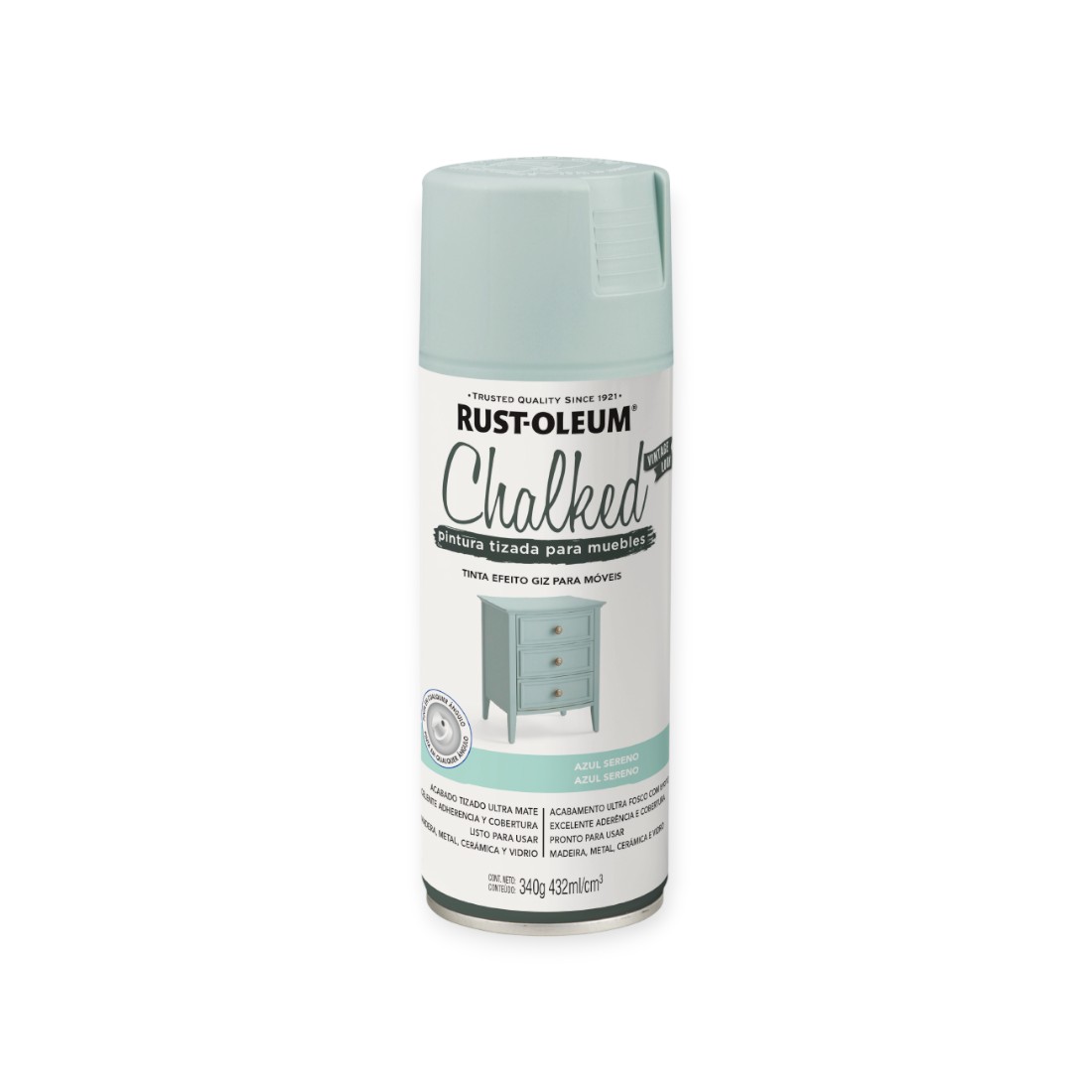 RUSTOLEUM AEROSOL AZUL SERENO 340G