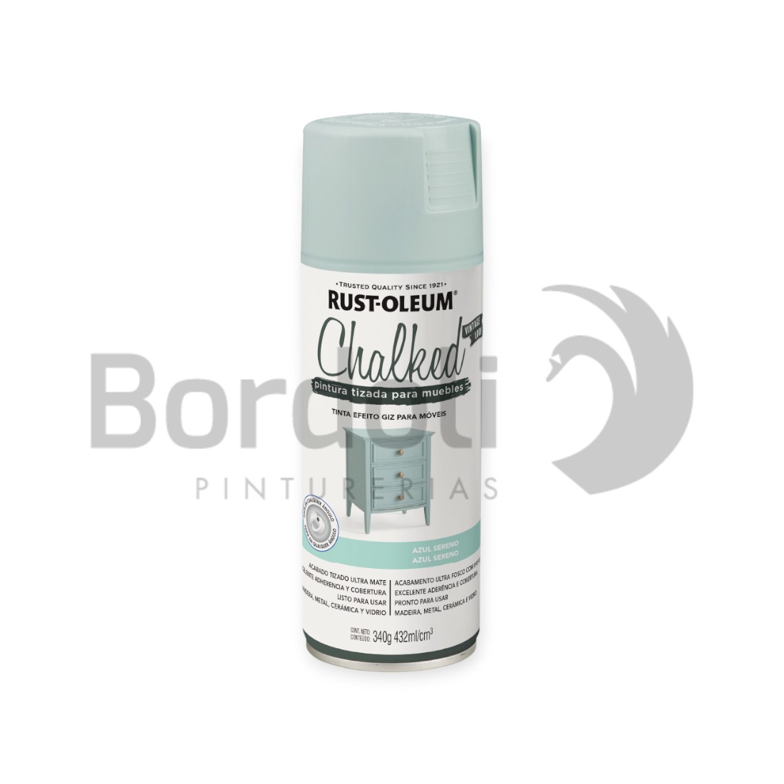 RUSTOLEUM AEROSOL AZUL SERENO 340G