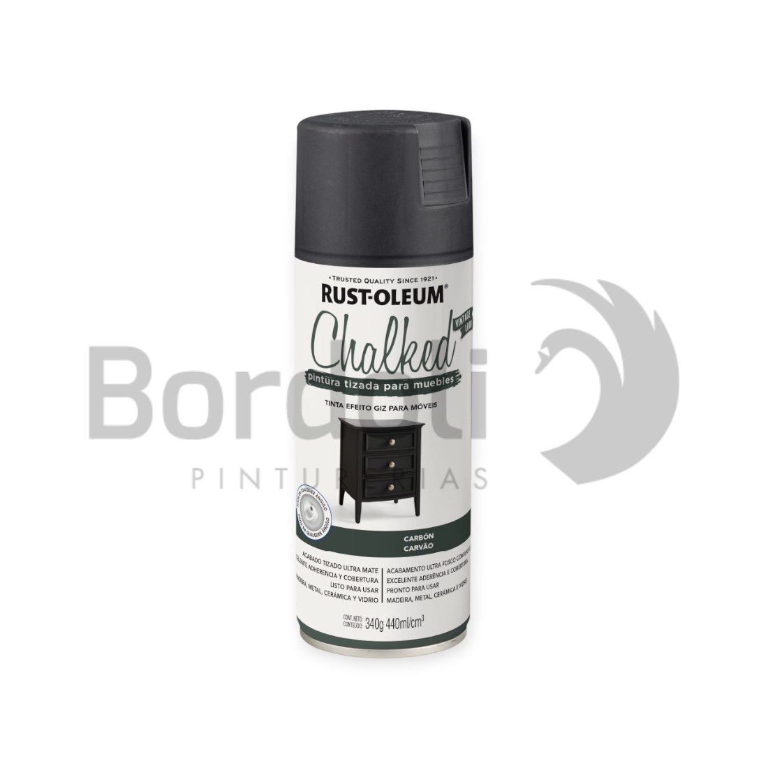 RUSTOLEUM AEROSOL CARBON 340G