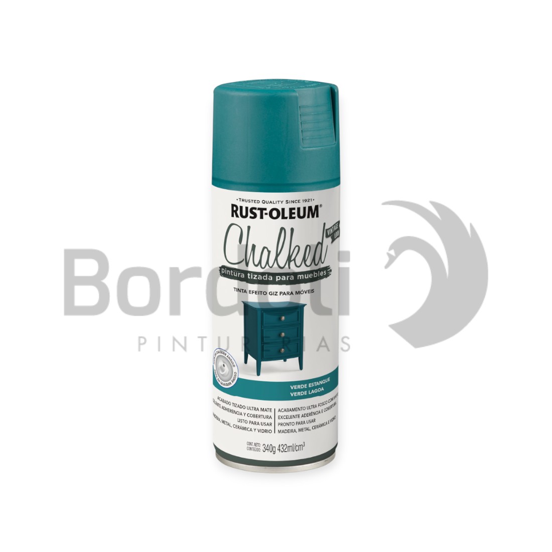 RUSTOLEUM AEROSOL VERDE ESTANQUE 340G