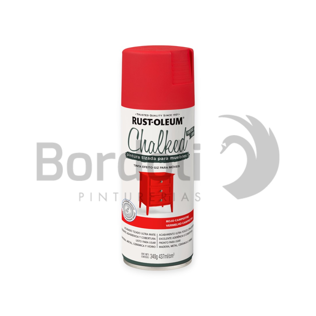 RUSTOLEUM AEROSOL ROJO CAMPESTRE 340G