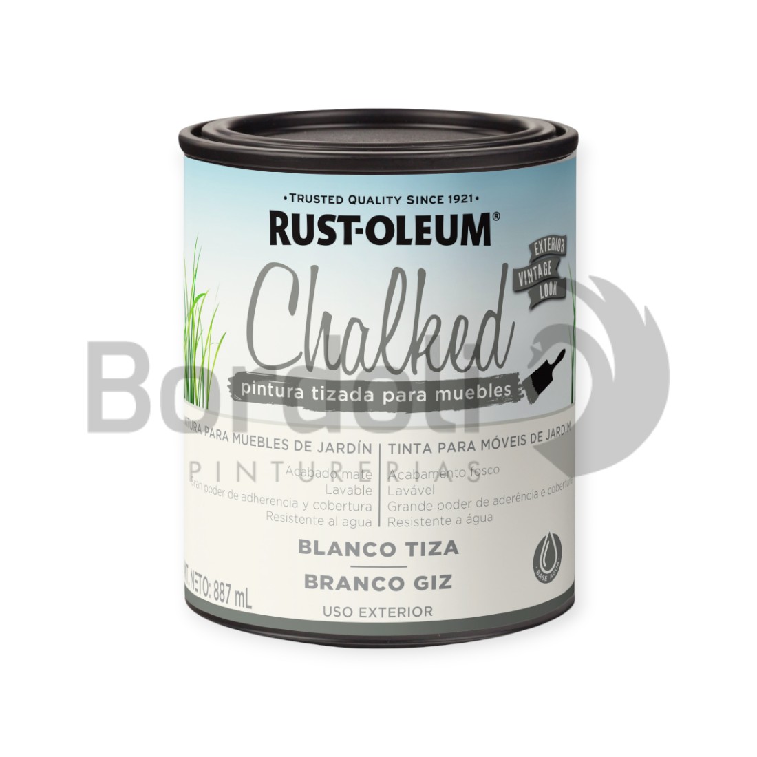 RUSTOLEUM EXT BROCH BLANCO TIZA ULTRA MATE 887 ML